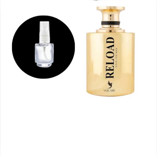 DECANTE VOLARE RELOAD GOLD FOR MAN 5 ML - imagem 1