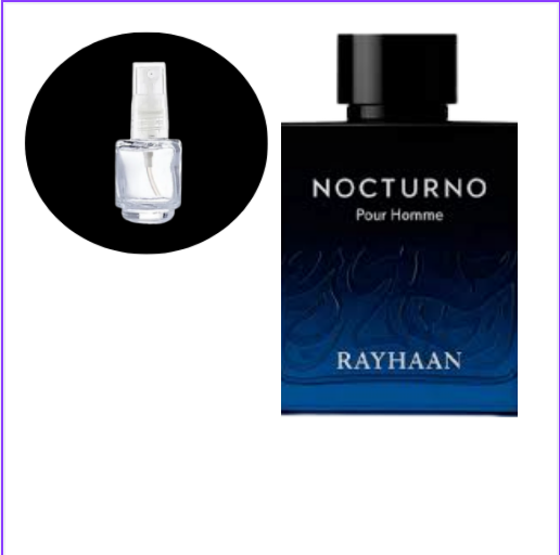 DECANTE RAYHAAN NOCTURNO ELIXIR 5ML - imagem 1
