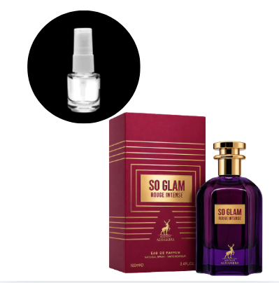 DECANTE MAISON ALHAMBRA SO GLAM ROUGE INTENSE 5ML - imagem 1